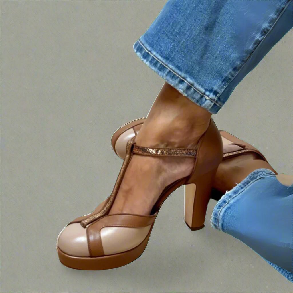 Women's Elegant Comfortable Heeled Sandals