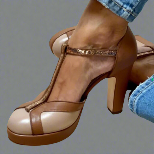 Women's Elegant Comfortable Heeled Sandals