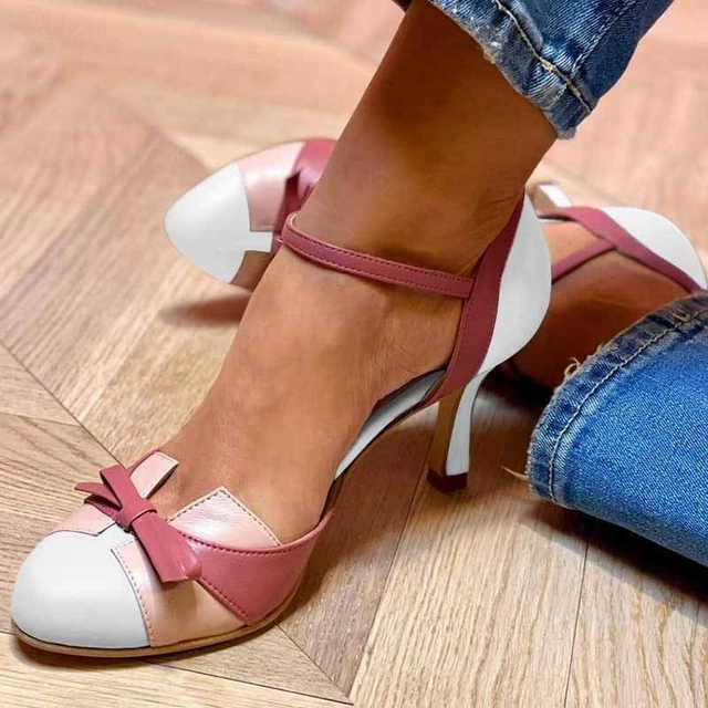 Women's Elegant Stiletto Heeled Sandals for All-Day Comfort
