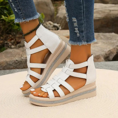 Women's Elegant Rhinestone Comfort Orthopedic Sandals