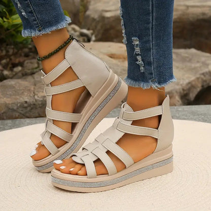 Women's Elegant Rhinestone Comfort Orthopedic Sandals