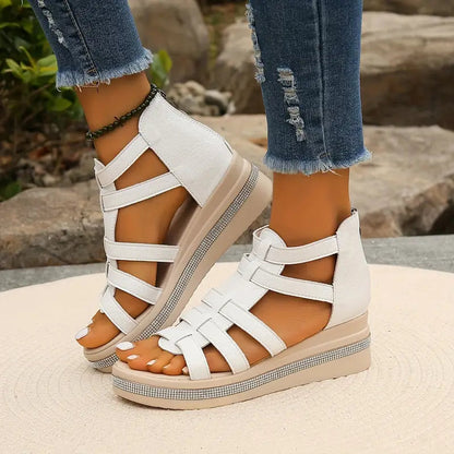 Women's Elegant Rhinestone Comfort Orthopedic Sandals