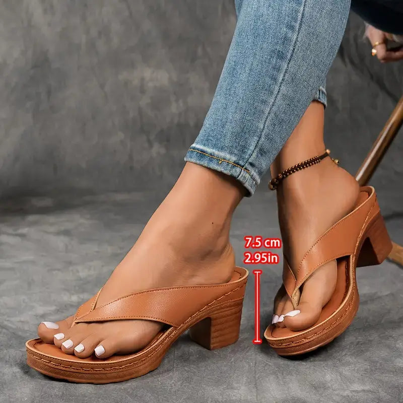 Women's Orthopedic Supportive Comfort Slippers with Heel