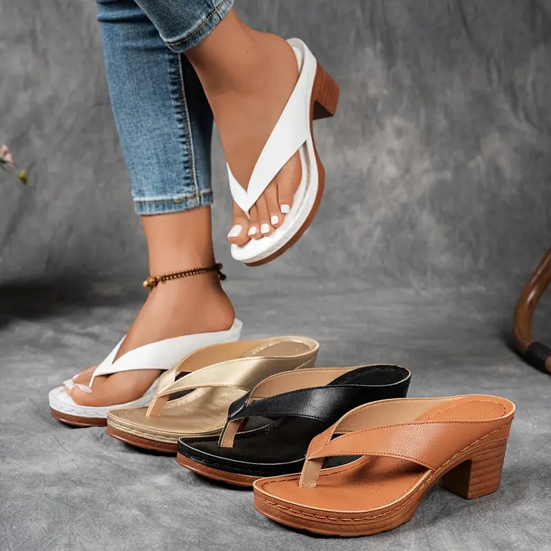 Women's Orthopedic Supportive Comfort Slippers with Heel