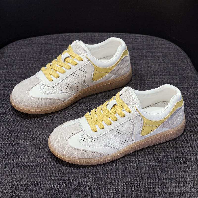 Women's Casual Platform Slip-On Shoes with Round Toe