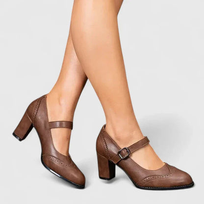 Women's Comfortable Block Heel Mary Jane Shoes