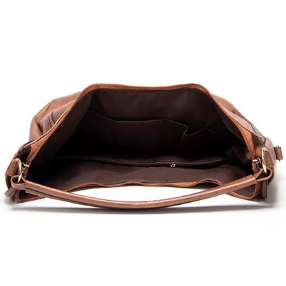 Women's Vegan Leather Hobo Bag | Stylish Slouchy Design with Adjustable Strap