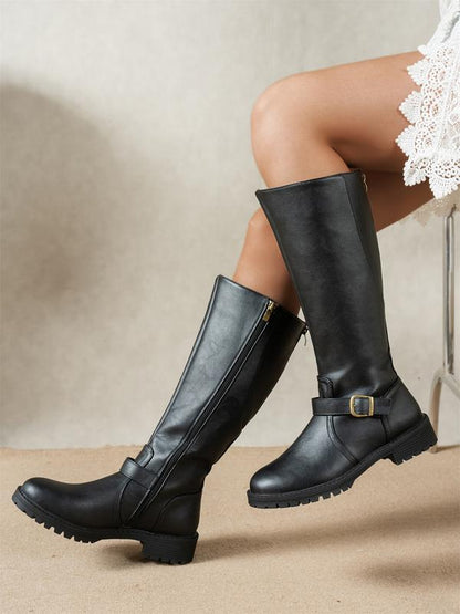 Women's Vintage-Inspired Low Heel Comfortable Boots