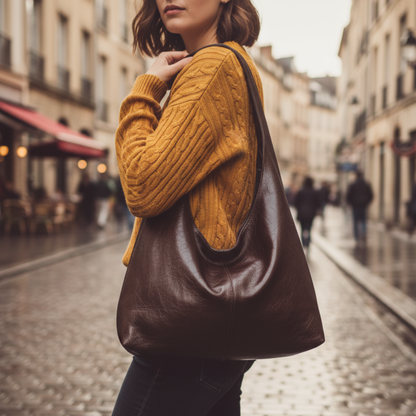 Women's Synthetic Leather Large Hobo Shoulder Bag