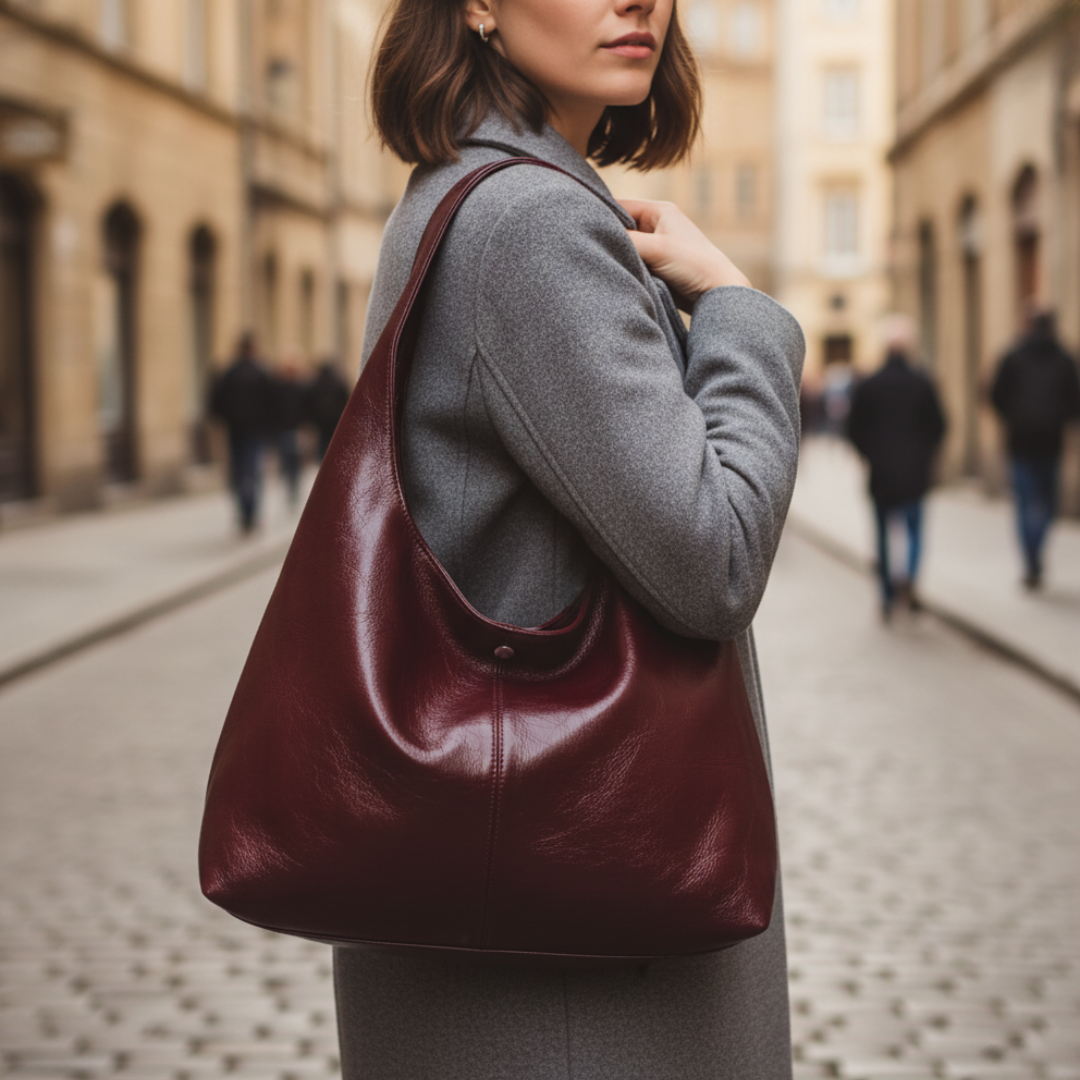 Women's Synthetic Leather Large Hobo Shoulder Bag